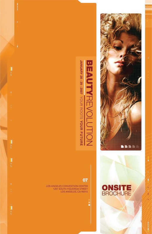 Beauty Revolution printed brochure