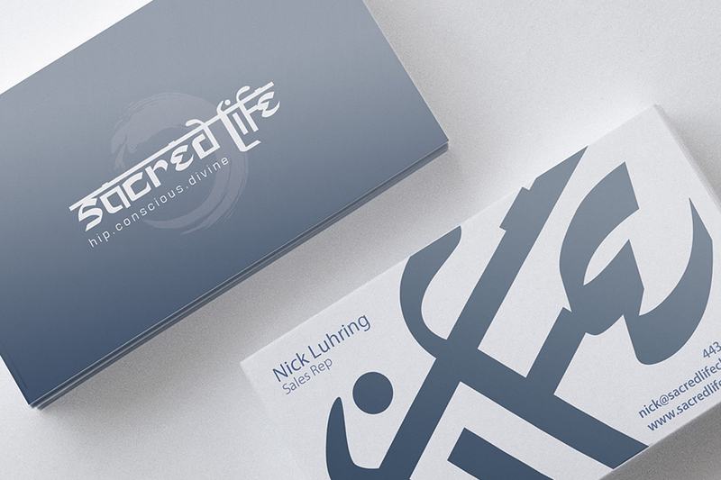 Sacred Life brand collateral